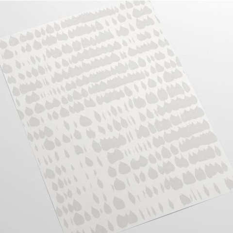 Papier peint moderne blanc et gris - QUEEN NUDE++
