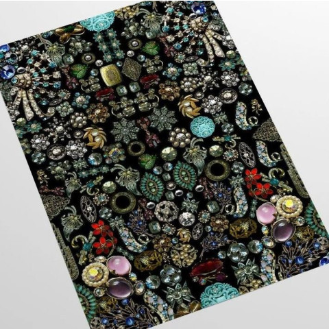 Papier peint à motifs de diamants et de bijoux - GIOIELLI++