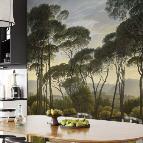 Papier peint paysage d'arbres vintage victorien - PALTROW