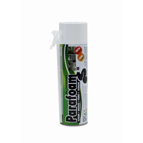Mousse polyuréthane Parafoam 1K DL CHEMICALS - Cartouche de 500 ml - Lot de 12 - 0900001N000040
