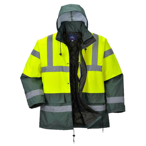 Parka haute visibilité portwest bicolore traffic