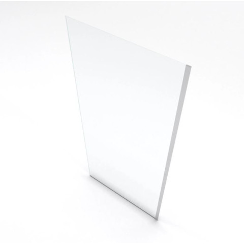 Paroi de douche à l’italienne - 90x200cm Verre transparent 6mm - FREEDOM 2 THIN TRANSPARENT 90 Aurlane - FAC234