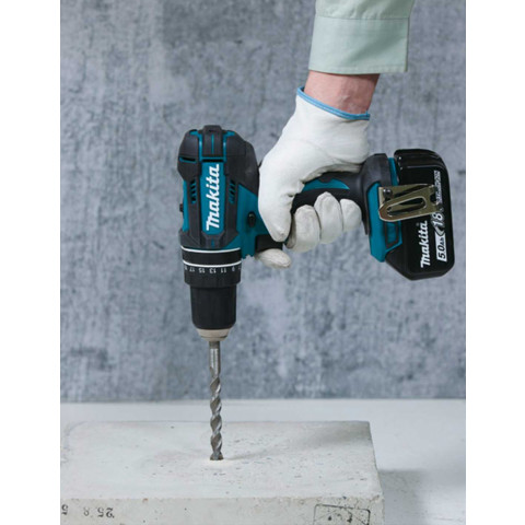 Perceuse à percussion makita dhp482rtj1 (1 x 5,0 ah dc18rc makpac 2)