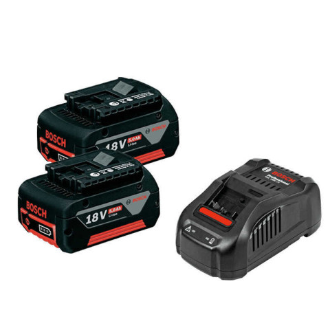Perceuse-visseuse 18V 50 Nm - BOSCH - avec 2 batteries 18V 5.0Ah - chargeur - L.Boxx - 06019H5001