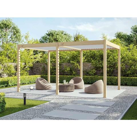 Pergola Bioclimatique 3,6X5,3 – ECLIPSE 19 Autoportée - Couleur au choix