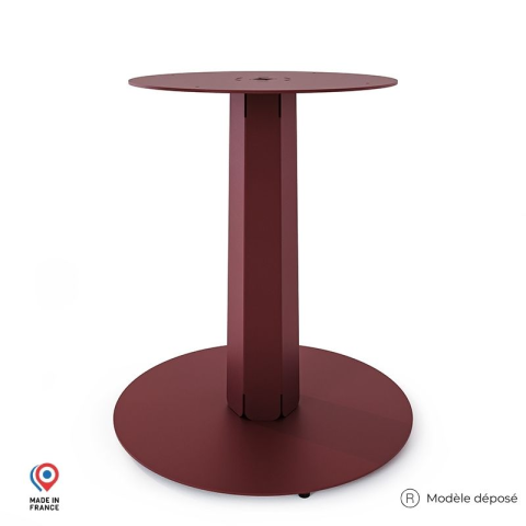 Pied central DECO-GEM pour table basse en acier à visser Zircon, H.86 cm