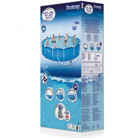 Piscine tubulaire ø4.27 x 0.84m bestway