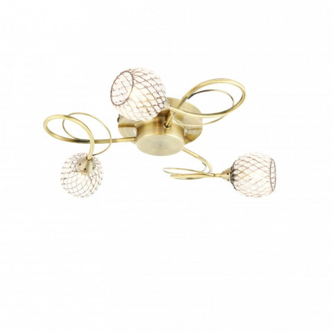 Plafonnier aherne, 3 ampoules - Coloris au choix