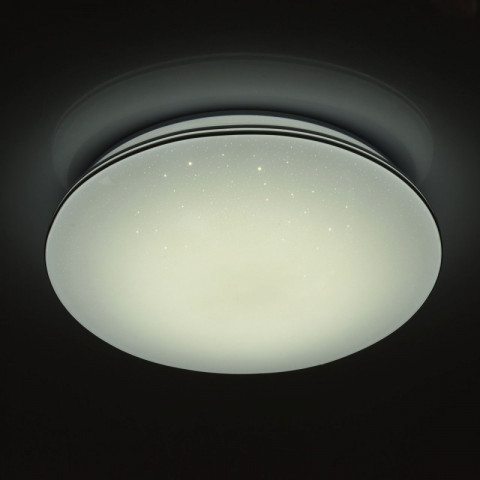 Plafonnier argenté techno   10 cm