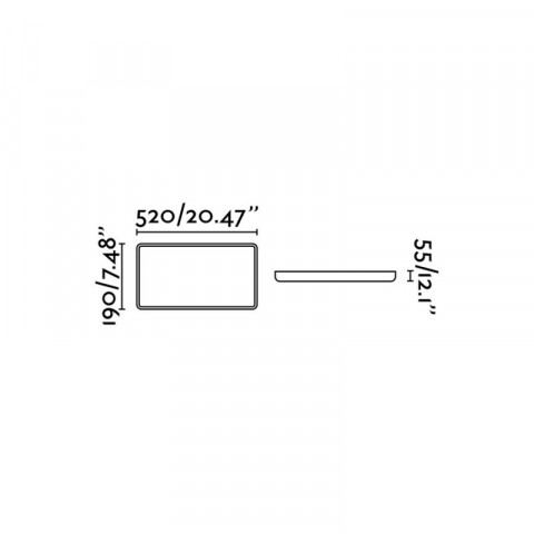 Plafonnier blanc sogo h5 cm