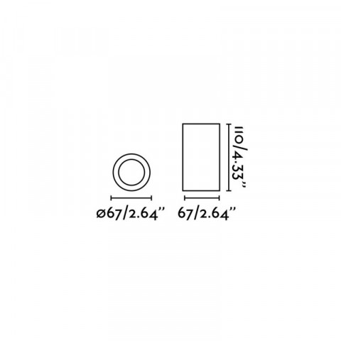 Plafonnier blanc sven 1 ampoule h11 cm