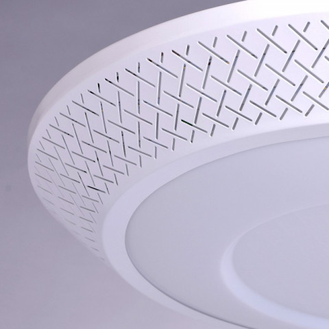 Plafonnier blanc techno 1 ampoule 10 cm