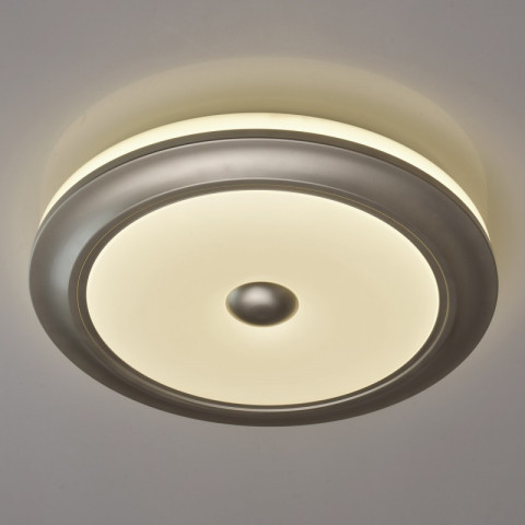 Plafonnier blanc techno 1 ampoule 8 cm