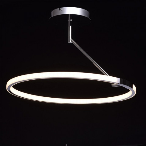 Plafonnier chromé megapolis 1 ampoule 38 cm