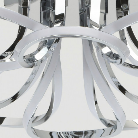 Plafonnier chromé techno   17.5 cm