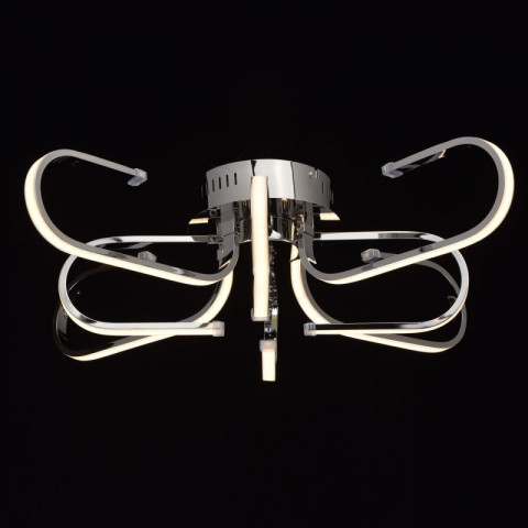 Plafonnier chromé techno   18 cm