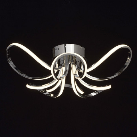 Plafonnier chromé techno   20 cm