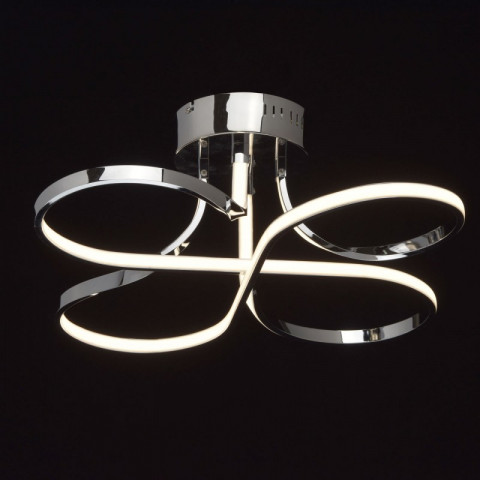 Plafonnier chromé techno   21 cm
