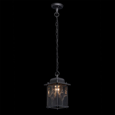 Plafonnier d'extérieur noir street 1 ampoule 92 cm