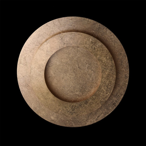Plafonnier doré megapolis 1 ampoule 8 cm