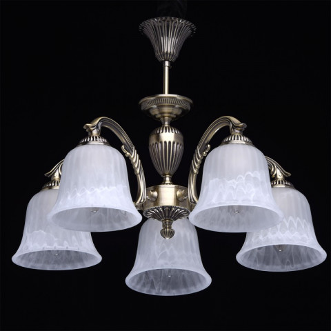 Plafonnier laiton classic 5 ampoules 36 cm