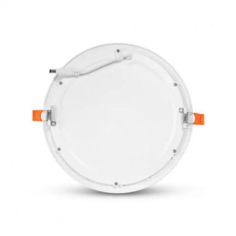 Plafonnier led blanc ø225 18w 6000°k