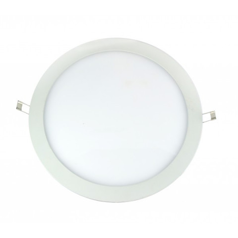 Plafonnier LED PVC 18W (eq. 160W) - Diam : 300mm - Couleur eclairage - Blanc chaud 3000°K