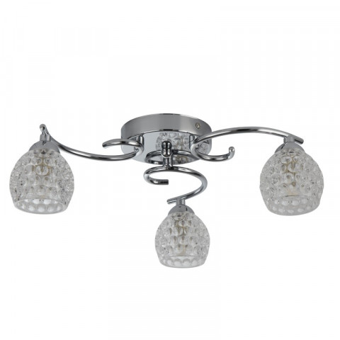 Plafonnier minnie, chrome, 3 ampoules