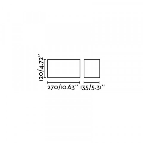 Plafonnier noir tecto 2 ampoules h12 cm