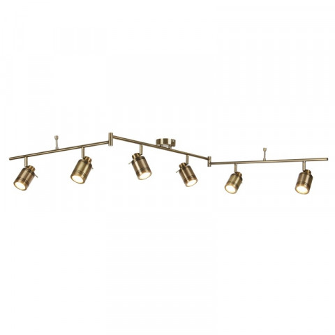 Plafonnier samson, 6 ampoules - Coloris au choix