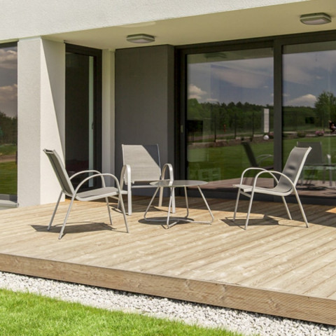 Plot terrasse bois ou composite - 60/90 mm - YEED - Carton de 48 plots