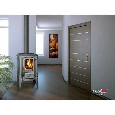 Ferlux poêle à bois en fonte a 8,4kw