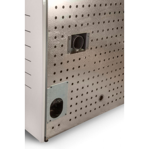 Poêle à granulés canalisable compact de couloir phoenix 9,4kw blanc perlé