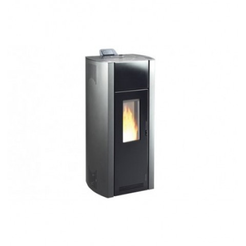 Poêle à granulés nuance atlantic étanche 6kw taupe