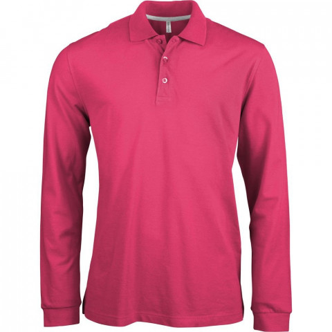 Polo de travail manches longues kariban 100% coton - Couleur et taille au choix