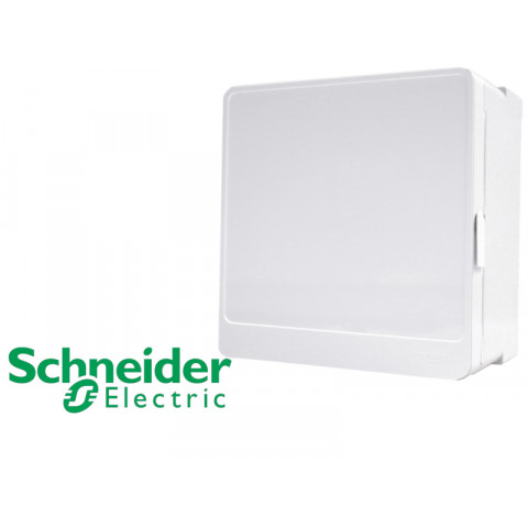 Porte opaque pour coffret 1 rangée schneider resi9