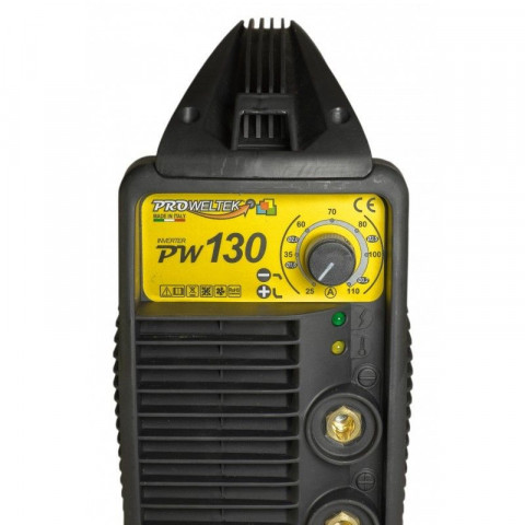 Poste à souder inverter 130a proweltek + cagoule lcd 9/13 acier inox fonte 1.6-3.2 mm
