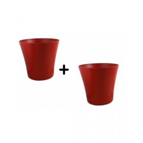 Pot laurea rond diametre 18cm h17cm chapelu-lot de 2- Coloris au choix