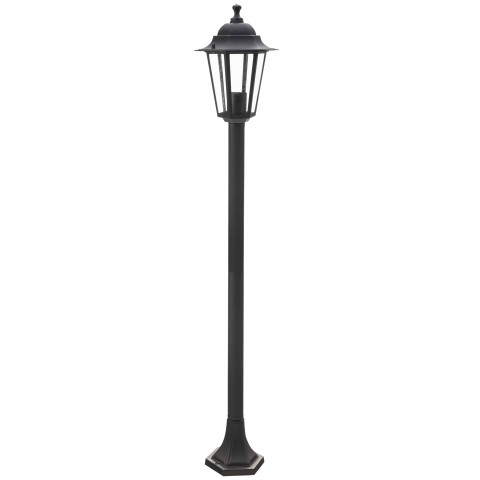 Potelet 6 faces 112cm noir 60w