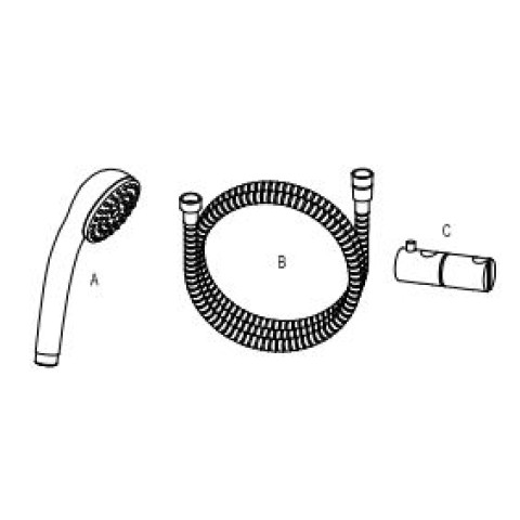 Colonne de douche thermostatique Saona Slim Box CLEVER - 61014