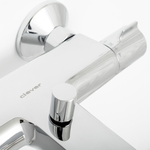 Mitigeur thermostatique pour bain-douche Clever NF S12 Urban EcoNature C2 sans accessoires - STANDARD HIDRAULICA - 61524