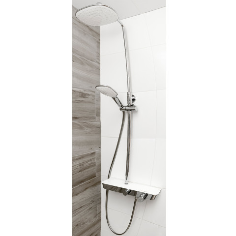 Ensemble de douche thermostatique extensible Nine Elegance avec 1 Fonction - Chrome - STANDARD HIDRAULICA - 99731