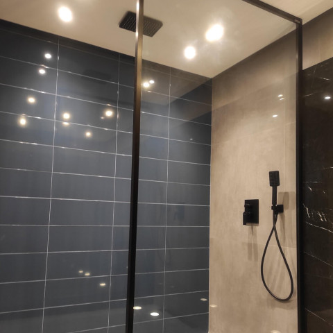 Mitigeur douche encastré 2 voies Agora Xtreme EcoNature - Noir Mat - STANDARD HIDRAULICA - 61110