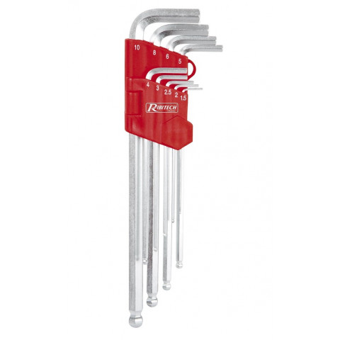 Clé allen BOST 6 pans 10 mm tete sphérique NEUF Clé allen BOST 6 pans 10 mm tete sphérique NEUF