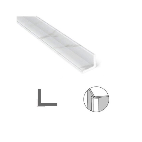 Profile alu angle sortant - coloris & dimensions aux choix