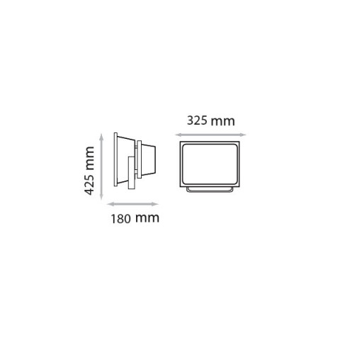 Projecteur led extérieur 200 watt (eq. 1800 watt) - Couleur eclairage - Blanc froid