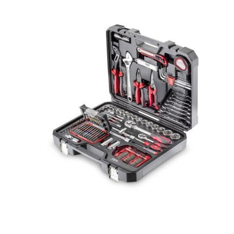 Coffret de 165 pièces de qualité avec douilles, clés et pinces JET TOOLS - X_165