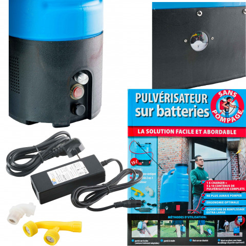 Pulvérisateur sur batterie à dos 15l