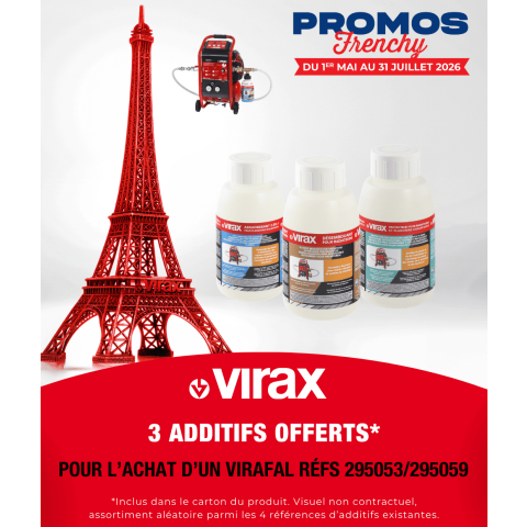 Centrale de désembouage Virax Virafal® + injecteur et réducteur + poignée (1 bidon d'additif offert) 295053