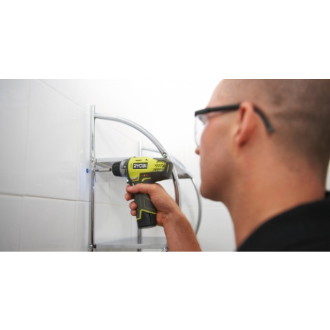 Perceuse visseuse sans fil 12V livrée avec 2 batteries 1.3Ah Li-Ion en sac de transport R12DD-LL13S RYOBI 5133001802